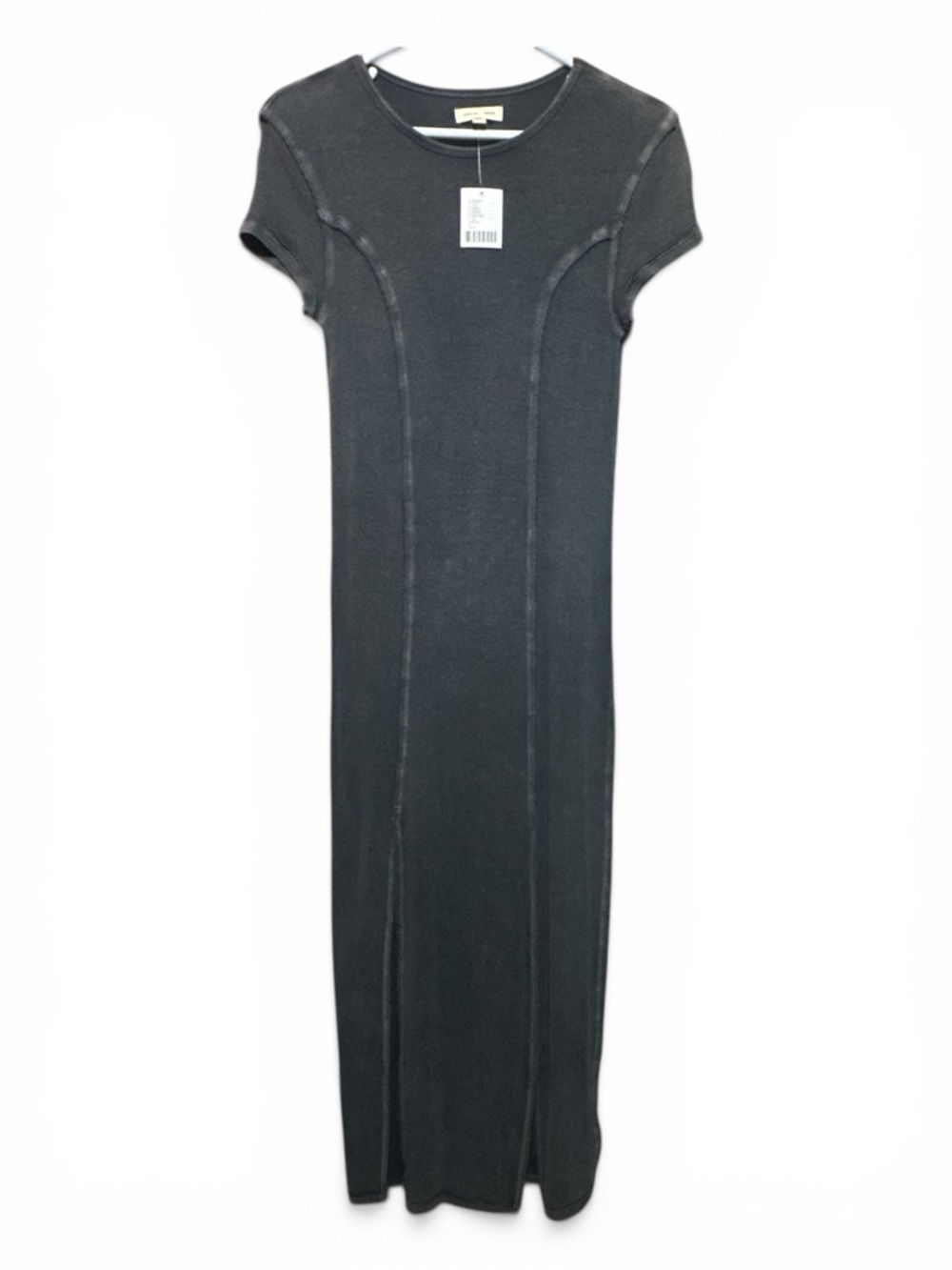 Urban Outfitters Silence + Noise Ribbed Maxi Dress w/ Front Slit – Size S – NWT